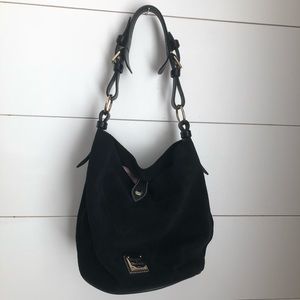 Dooney and Bourke Suede Feed Bag
